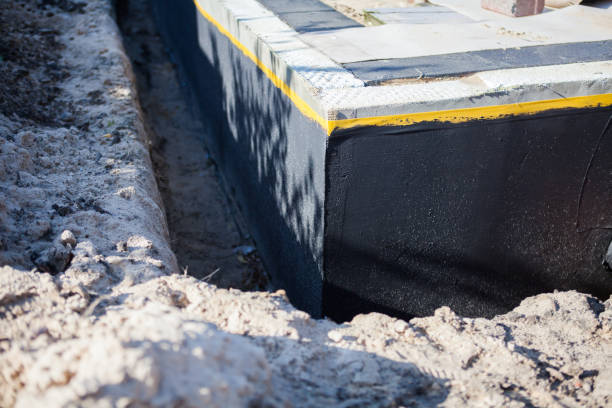 Residential Waterproofing installation at a Mitchells, VA home by SJ Waterproofing Pros